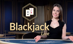 Live Blackjack table by Evolution
