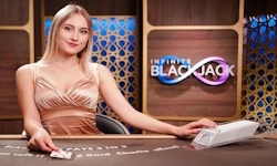Infinite Blackjack table by Evolution