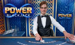 Power Blackjack table by Evolution