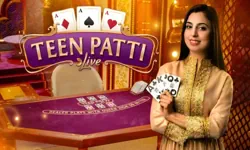 Teen Patti table by Evolution