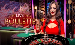 Live Roulette table by Evolution